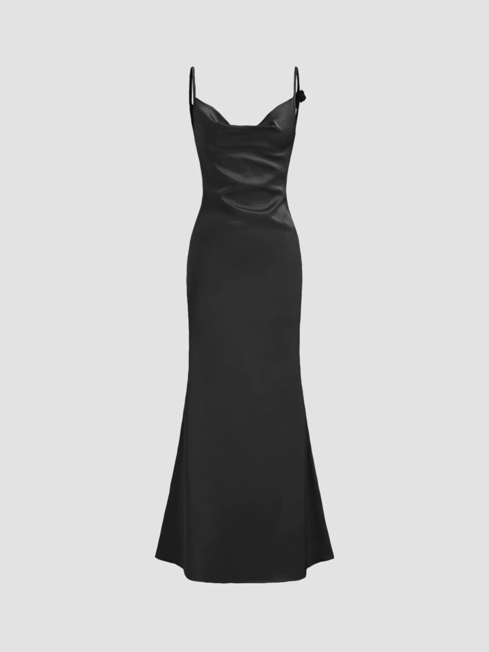 Forever 21 Thin Satin Camisole Dress Summer Flounce Hem Bodycon Party